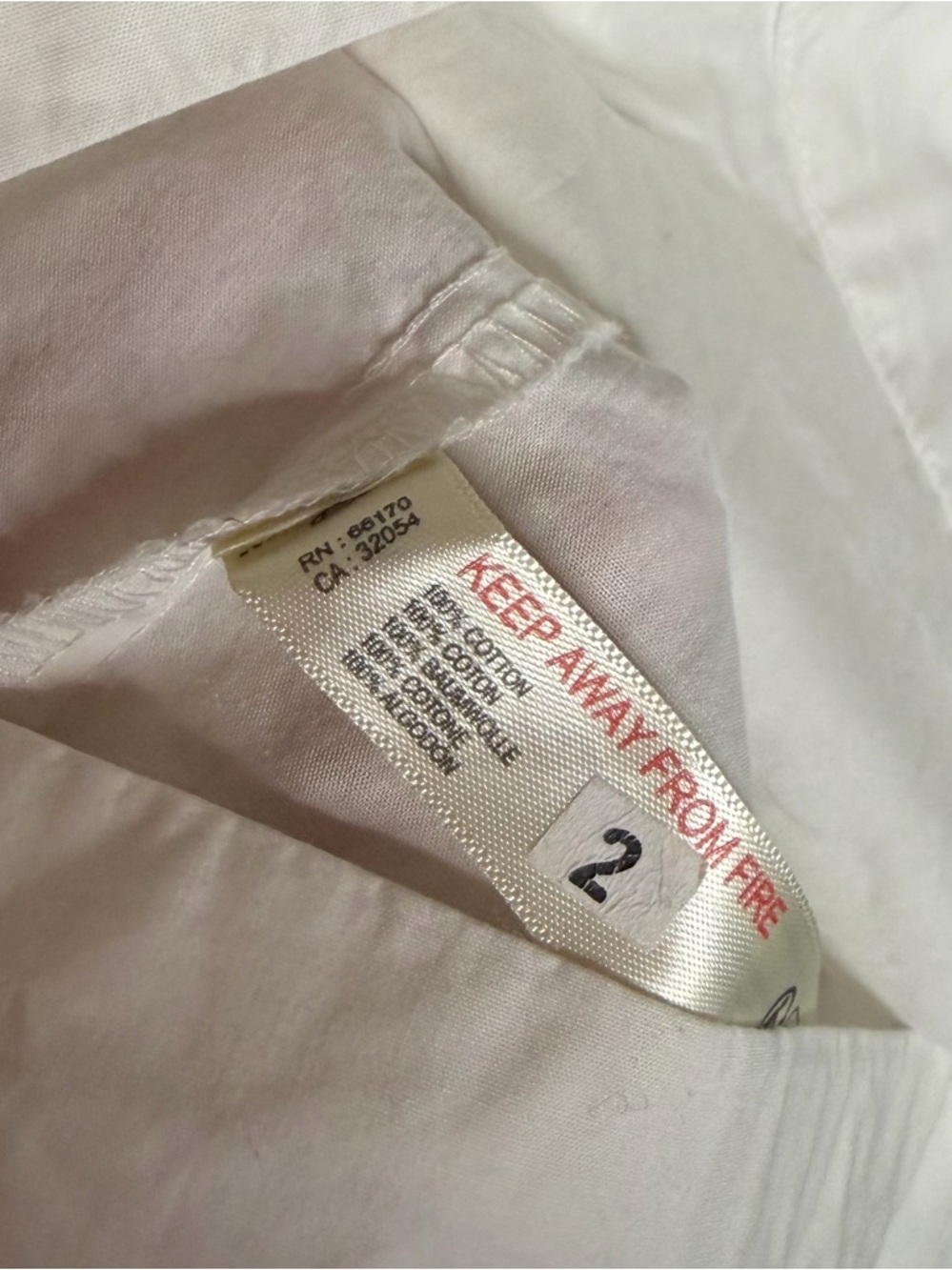 Anthropologie white Button-Front Mini Dress - Picture 6 of 6